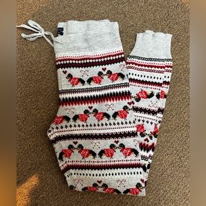American Eagle dachshund sweater pant M